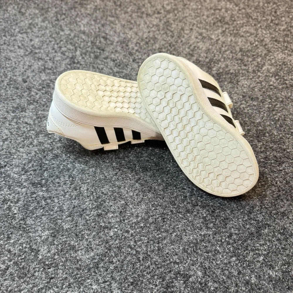 Adidas Grand Court I White Black Hook & Loop Sneaker Toddler Original Size 9K